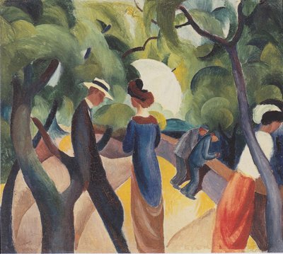 Promenade by August Macke